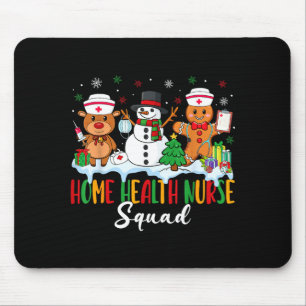 Mousepad Equipe de Enfermeira de Saúde Domiciliar Rena de B