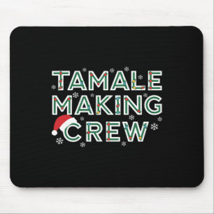 Mousepad Equipe de Feitura de Tamales de Natal Comida Mexic