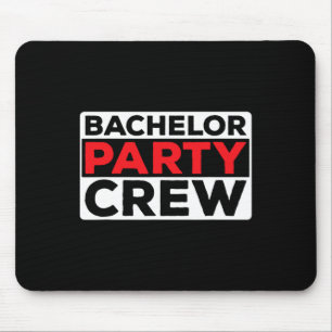 Mousepad Equipe de Festa de Despedida de Solteiro Noiva Noi
