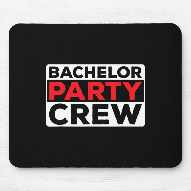 Mousepad Equipe de Festa de Despedida de Solteiro Noiva Noi (Frente)