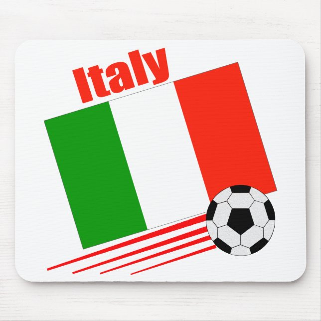 Mousepad Equipe de futebol de Italia (Frente)