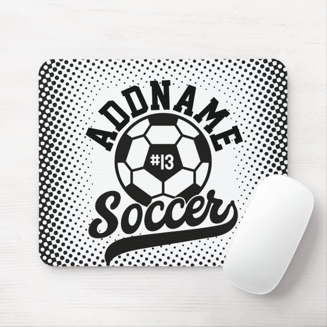 Mousepad Equipe de futebol Personalizada do ADD NAME do jog (Com mouse)