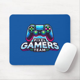 Mousepad Equipe de jogadores de pixel - Jogador azul