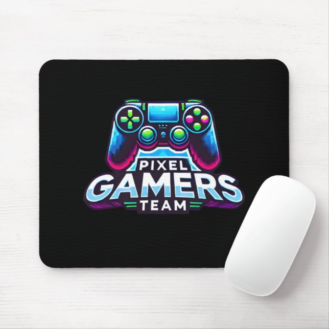 Mousepad Equipe de jogadores Pixel - Futuro jogador Pro (Com mouse)