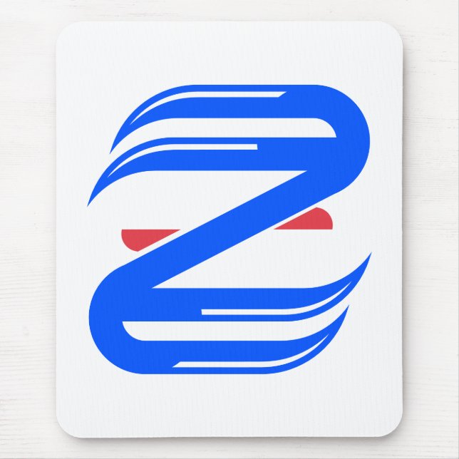 Mousepad Equipe de Letra Atlética Personalizável Z (Frente)