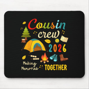 Mousepad Equipe de primos 2026 criando memórias viagem de p