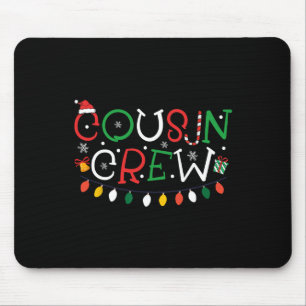 Mousepad Equipe de Primos Natal em Julho Esquadrão Família 