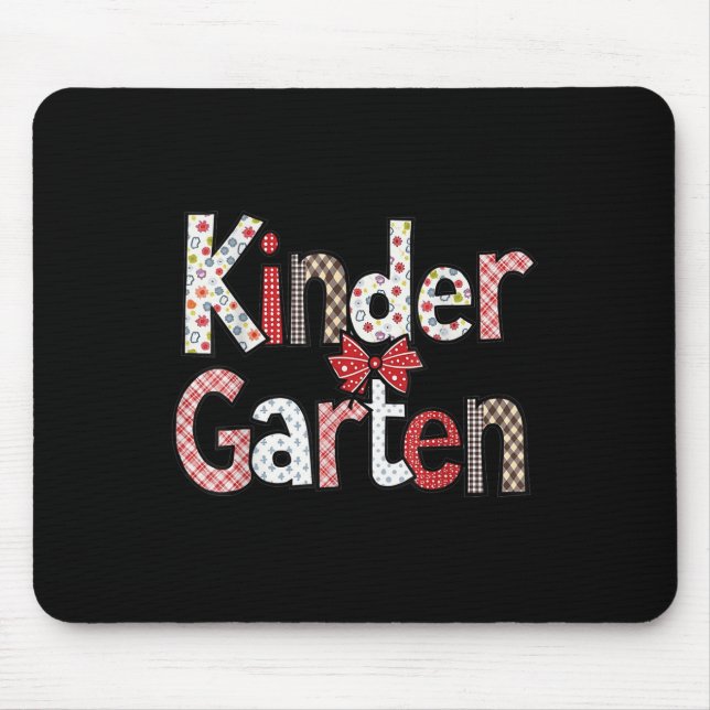 Mousepad Equipe De Professora De Jardim De Infância Prepara (Frente)