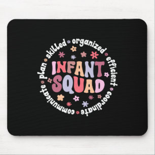 Mousepad Equipe de Professores de Bebês Esquadra Infantil E