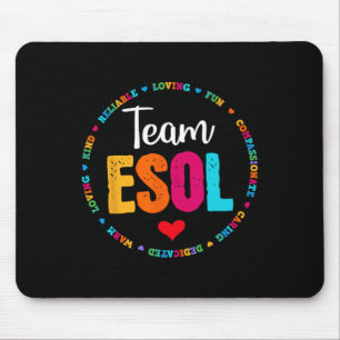 Mousepad Equipe de professores de volta às aulas - Equipe E