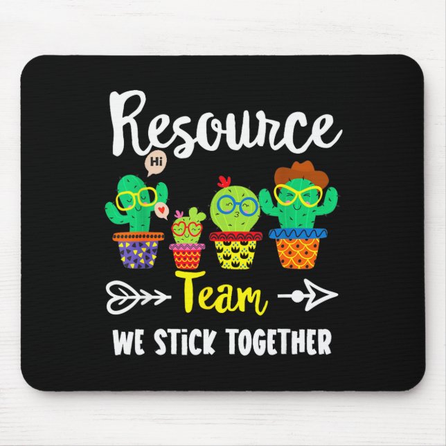 Mousepad Equipe de Recursos, Professora de Recursos da Equi (Frente)