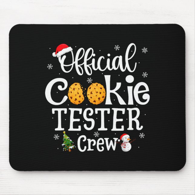 Mousepad Equipe de Testadores de Biscoitos Família Equipe d (Frente)