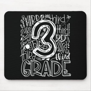 Mousepad Equipe de Tipografia do 3º ano Crianças Professore