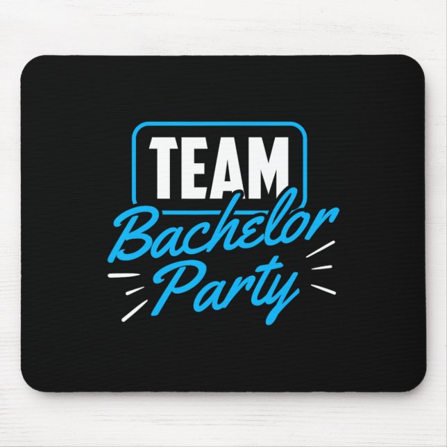 Mousepad Equipe Despedida de Solteiro Noiva Noivo 1  (Frente)