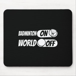 Mousepad Equipe Do Jogador Do Shuttle - Racquet Badminton N