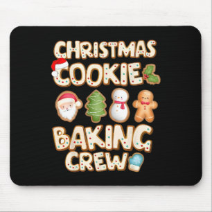 Mousepad Equipe do Rei do Biscoito de Natal Família Natal R