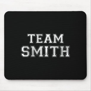 Mousepad Equipe esportiva familiar engraçada smith sobrenom