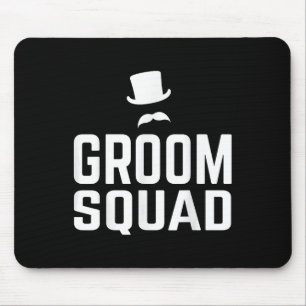 Mousepad Equipe Esquadrão do Noivo Presente de Despedida de