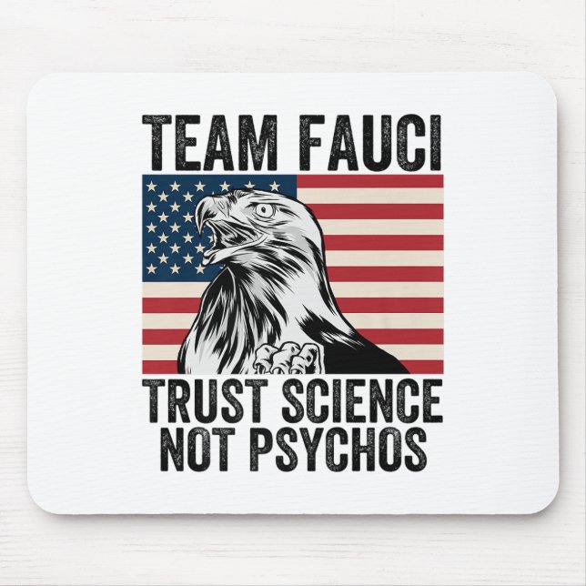 Mousepad Equipe Fauci Anti Trump Dr. Anthony Fauci 2028 Pre (Frente)
