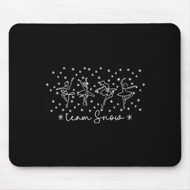 Mousepad Equipe Feminina do Snow Corps Temporada do Quebra- (Frente)