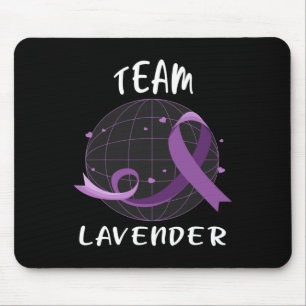 Mousepad Equipe Lavanda Para Dia Mundial de Conscientização