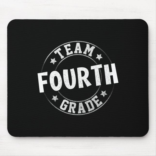 Mousepad Equipe Professora do Quarto Ano Aluno Byck Para a  (Frente)