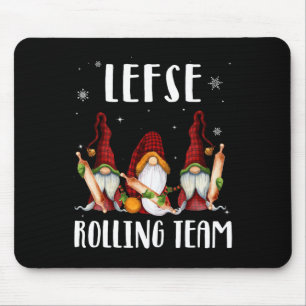 Mousepad Equipe Rolante de Esquerda Gnomos Natal Xadrez Kid
