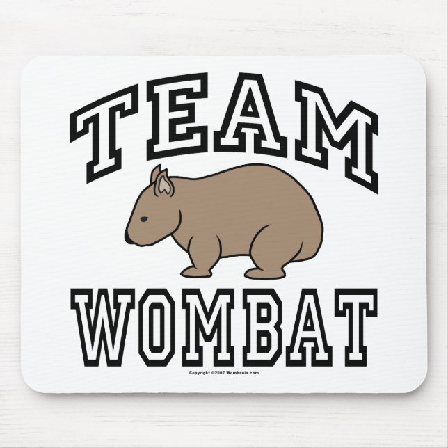 Mousepad Equipe Wombat (Frente)