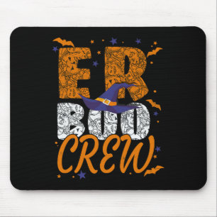 Mousepad Er Boo Crew Halloween Er Técnico Emergency Technic