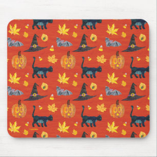 Mousepad Eric Carle Padrões de Dia das Bruxas das Lagarta