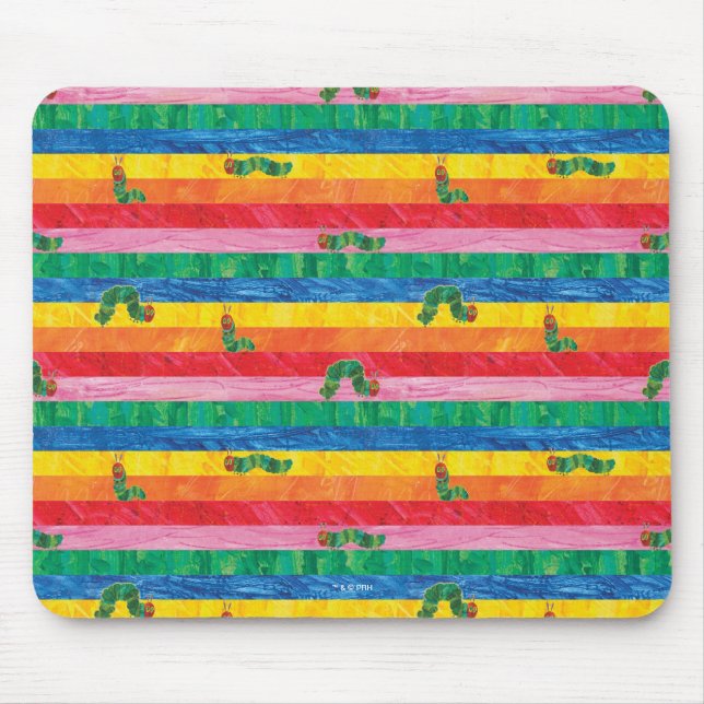 Mousepad Eric Carle | Padrões de distribuição do arco-íris  (Frente)