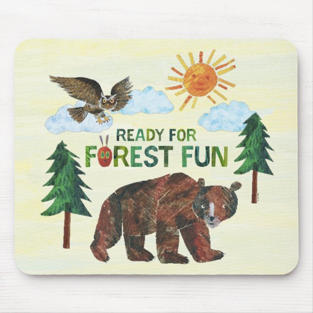 Mousepad Eric Carle | Preparado para o Fundo Florestal (Frente)