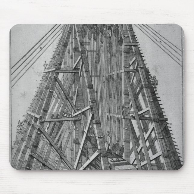Mousepad Erigindo o Obelisk egípcio antigo (Frente)