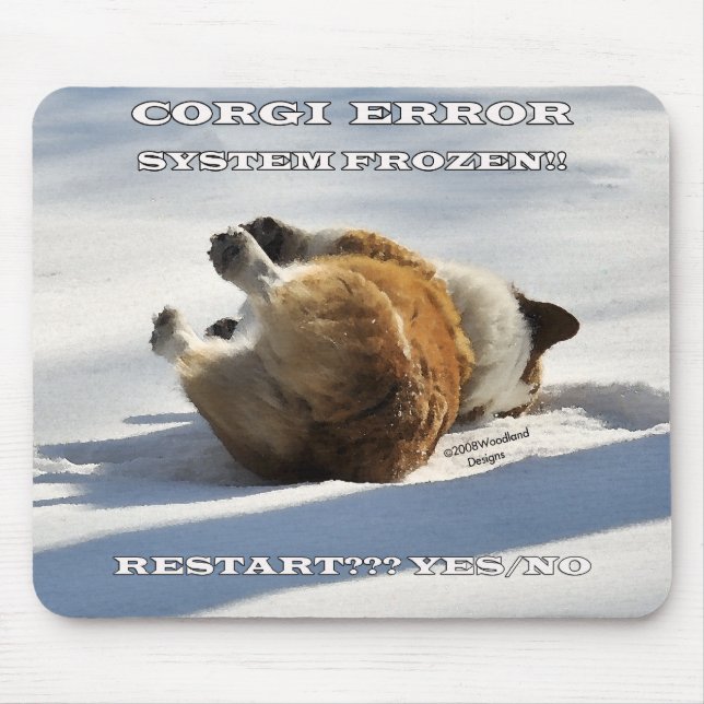 MOUSEPAD ERRO DO CORGI (Frente)