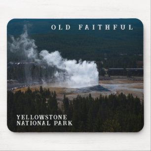 Mousepad Erupção Yellowstone, um velho gênio de fé