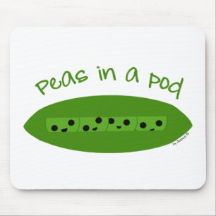 Mousepad Ervilhas em um vagem (picosegundo pelo kolohe