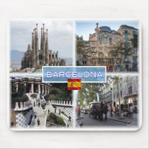 Mousepad ES Barcelona - Sagrada Família - Casa Batllo