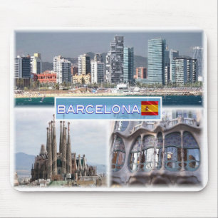Mousepad ES Barcelona - Skyline - Skyline - Sagrada Família