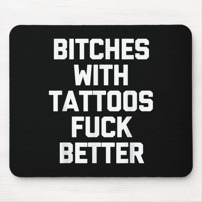 Mousepad Es Com Tatuagens Para Uma Tatuagem Mais Engraçada  (Frente)