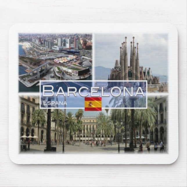 Mousepad ES Espana - Espanha - Barcelona - Sagrada Família  (Frente)