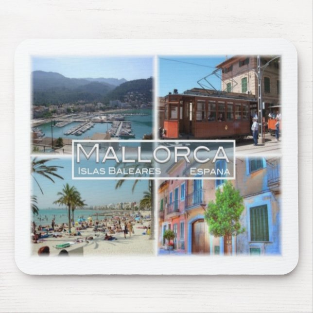Mousepad ES Espanha - Espana - Ilhas Baleares - (Frente)