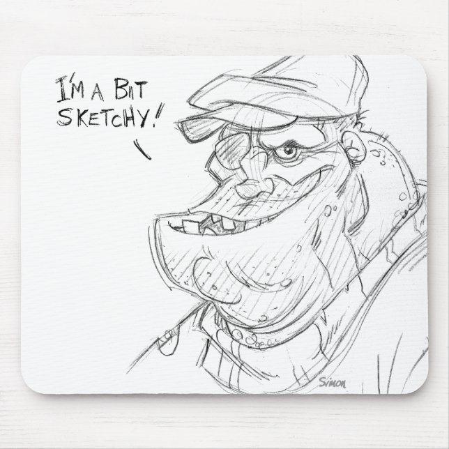 Mousepad Esboçado (Frente)