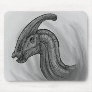 Mousepad Esboço de Parasaurolophus