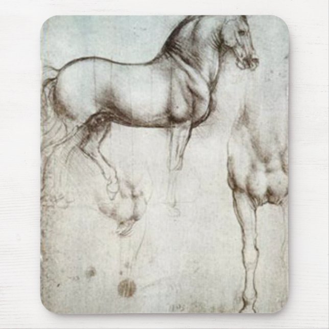 Mousepad Esboço do cavalo (Frente)