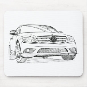 Mousepad Esboço do MB C350