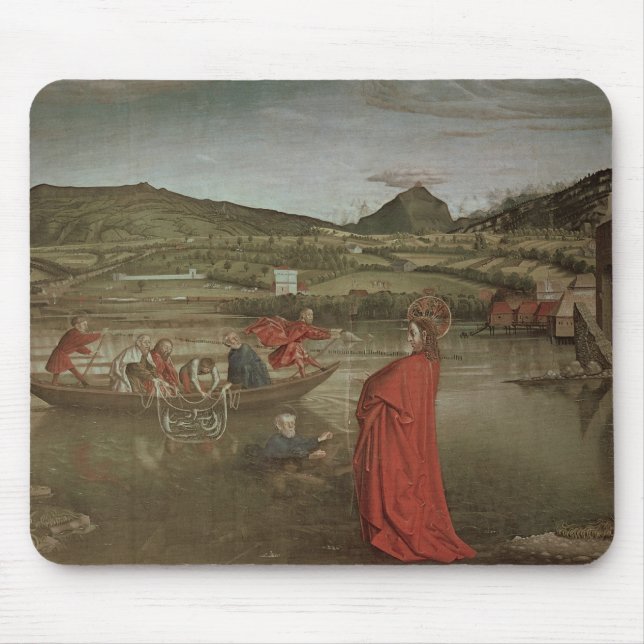 Mousepad Esboço miraculoso dos peixes (Frente)