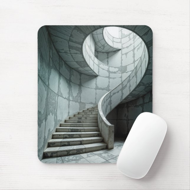 Mousepad Escadaria Espiral Magnífica Marble (Com mouse)