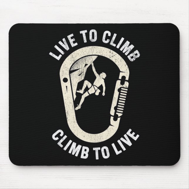 Mousepad Escalada ao Vivo Para Escalar  (Frente)
