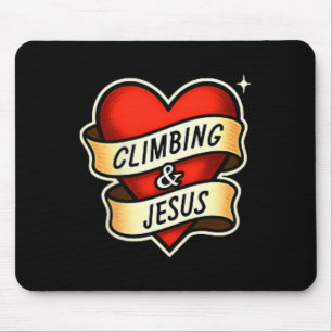 Mousepad Escalada E Jesus Cristão