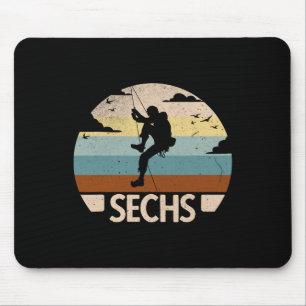 Mousepad Escalador Bouldering 6 Anos Meninos 6º Aniversário